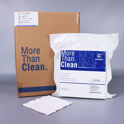 Two Layer Cleanroom Polyester Wipes Class 100 9 Inch LCD TV 140g