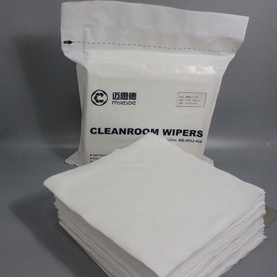 Customized Cleanroom 9inch Polyester Wiper Various Cellulose Polyester Cleanroom Rags For Electronic Industry