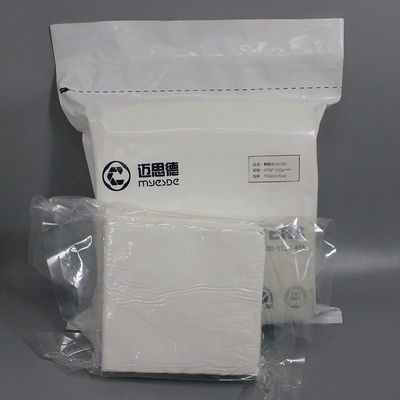 Industrial White Cleanroom Wipers 9x9 Heavy Duty Nonwoven Dust Free Wiper