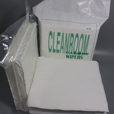 Class 100 6inch Two Layer Cleanroom Wipes Polyester Wipes For Cleaning LCD Screen