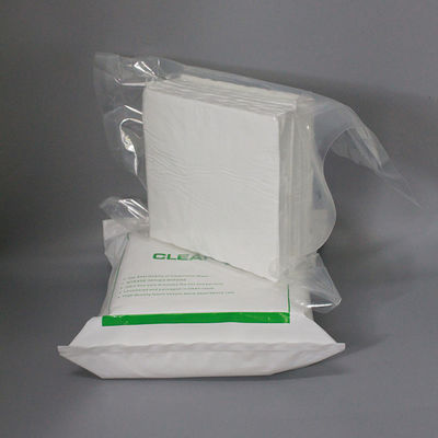 High Absorbent 4x4 Cleanroom Microfiber Wipes Laser Cut Class 100 Wipes