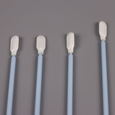 100pcs PP Handle Cleanroom Swab Semiconductor Cotton Buds Polyester Swab