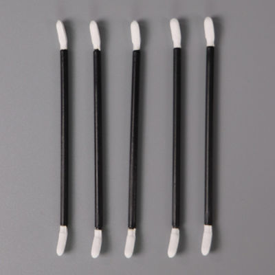 Twisted Tip Double Head Dust Free Class 100 Sealed Polyester Cloth Head Cleanroom Swab Stick