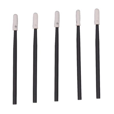Twisted Tip Double Head Dust Free Class 100 Sealed Polyester Cloth Head Cleanroom Swab Stick
