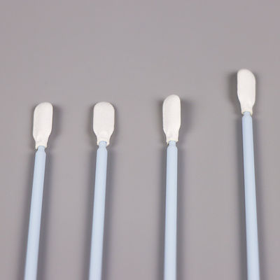 Double Layer Polyester Tipped Swabs Industrial Disposable Cleanroom Cotton Buds For Electronics
