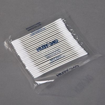 Cleanroom Swabs For Electronics Q Tips Industrial Lint Free Cotton Buds