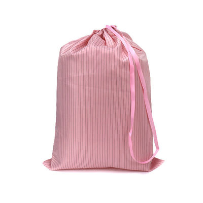 Washable Anti Static Cleanroom ESD Antistatic Polyester Cleanroom Bag Cloth Bag With Drawstring