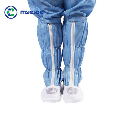 white mesh shoes ESD Booties PU Outsole ESD Boots Safety Shoes Cleanroom Clean room mesh slip on shoes