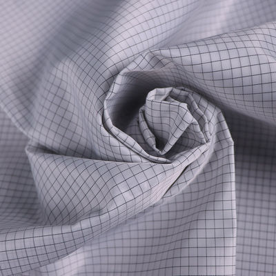 Washable Dust-proof Anti-static ESD Polyester Fabric with Black Carbon Fiber Conductive Yarn