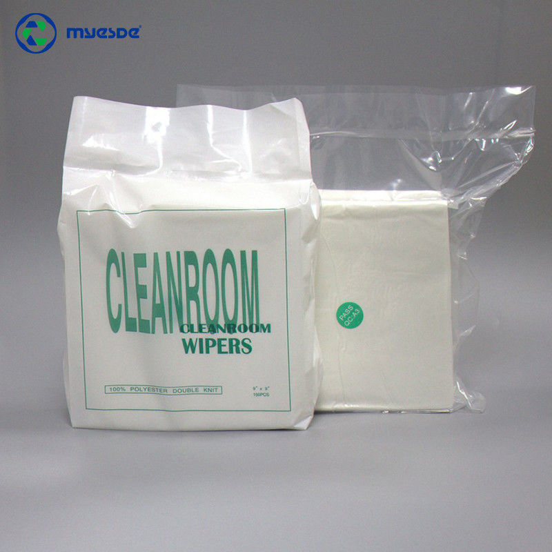 Industrial Cleanroom Polyester Wipes 1009 Lint Free Electronic Safe Wipes