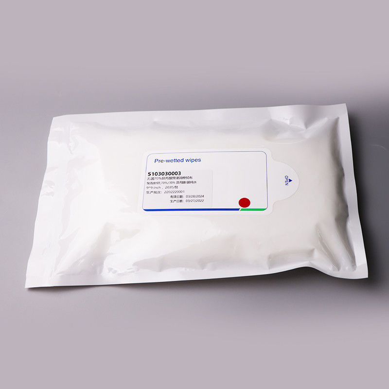 Meltblown Pre Wetted Sterile Cleanroom Wipes Polypropylene Sterile 70 IPA Wipes