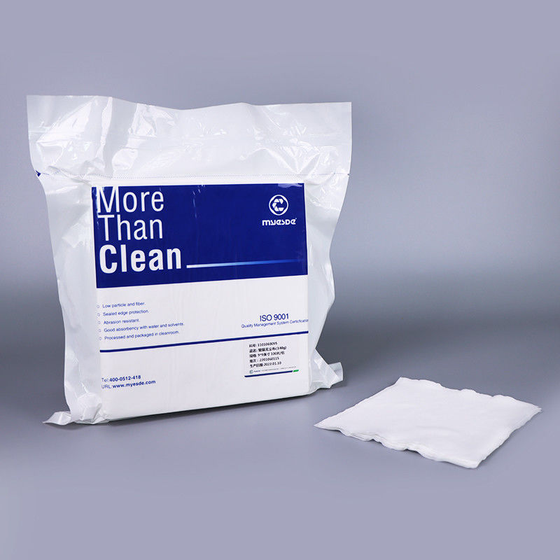 9Inch 150pcs 115Gsm Pack Laser Seal Industrial Cleaning100% Polyester Cleanroom Wipers