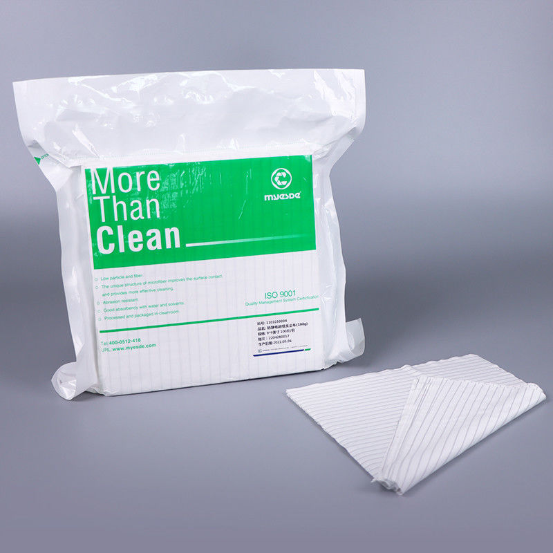 Class 10-100 Microfiber Disposable Wipes 4Inch 180g 9x9 Disposable Cleaning Rags