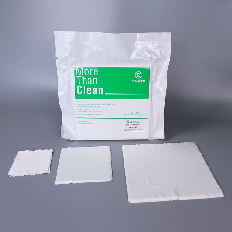 9 Inch 110gsm Cleanroom Microfiber Wipes Knit Clean Screen Wipes
