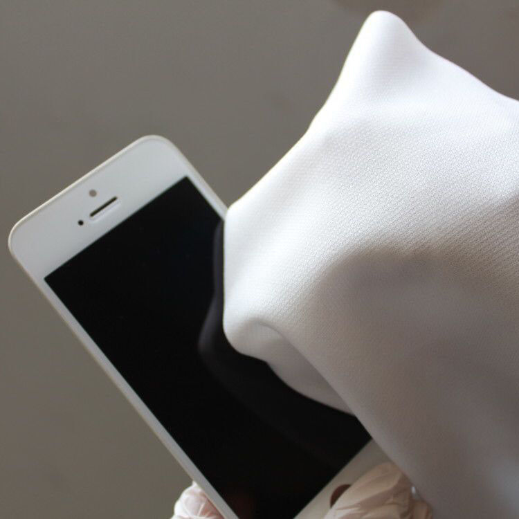 Extremely Soft Polyester Cleanroom Paper Mechanical Strength White Microfiber Cleaning Wipes