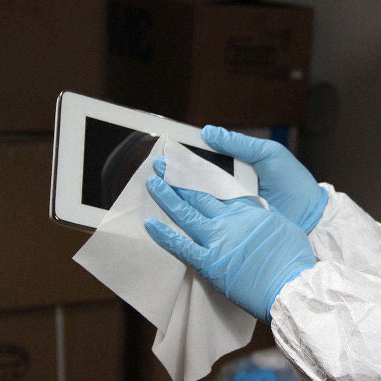 Sterile Cleanroom Wipes Silicone Free Microfiber Lint Free Dry Wiper