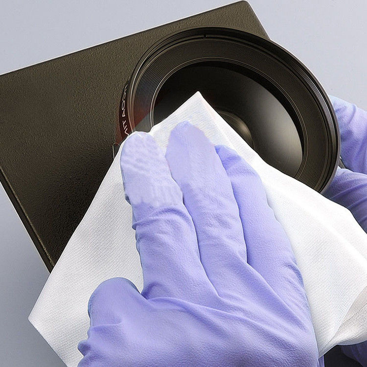 Sterile Cleanroom Wipes Silicone Free Microfiber Lint Free Dry Wiper