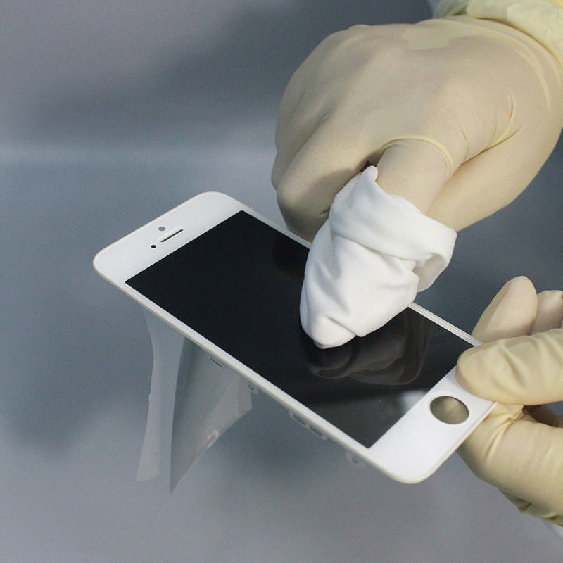 9 inch Dust Free Cleanroom Polyester Wipes Disposable Phone Screen Cleaner