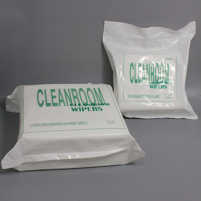 LCD PCB Cleanroom Polyester Wipes Industrial Use Lint Free Cloth High Absorbance