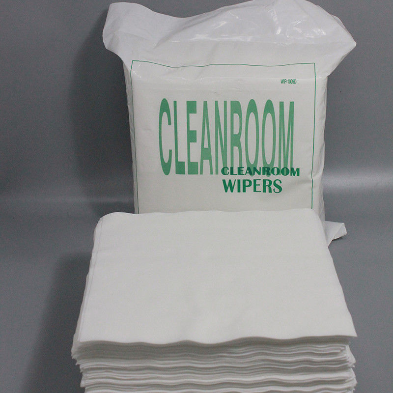 4x4 Cleanroom Polyester Wipes Polyester Laboratory Cleaning Wipes Dust Free