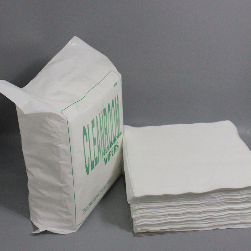 4x4 Cleanroom Polyester Wipes Polyester Laboratory Cleaning Wipes Dust Free