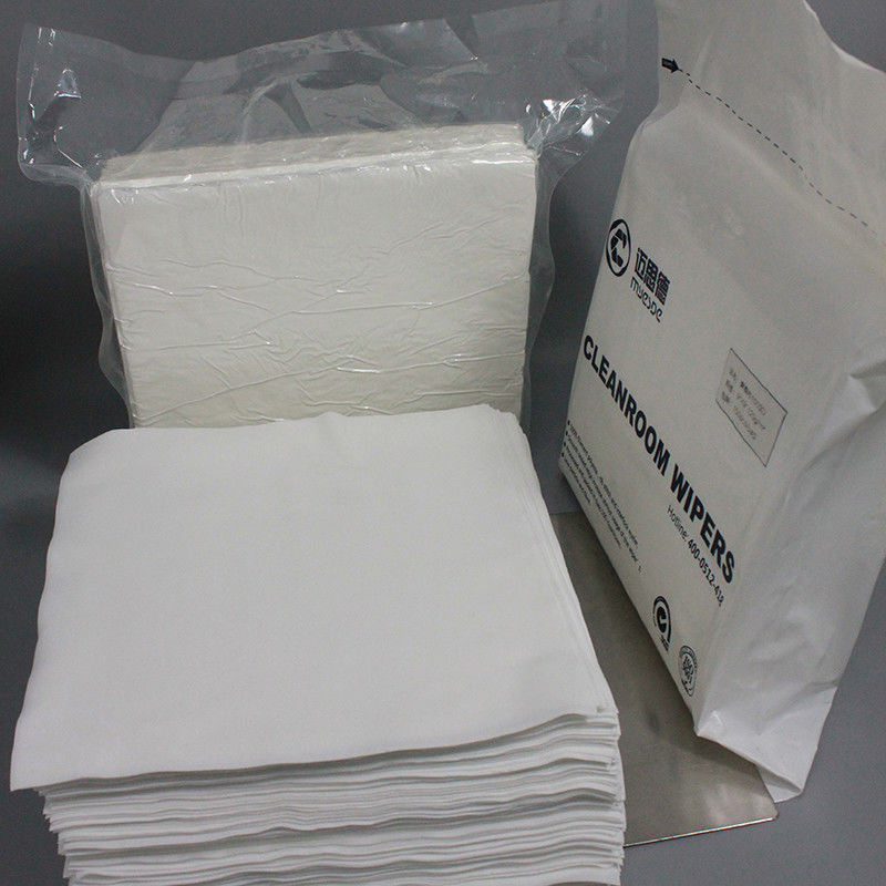 9x9 Nonwoven Polycellulose Wipes 56g Lint Free Cloth For Clean Room