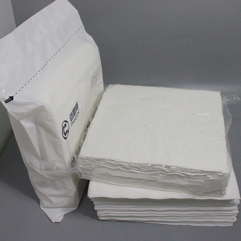 Customized Cleanroom 9inch Polyester Wiper Various Cellulose Polyester Cleanroom Rags For Electronic Industry