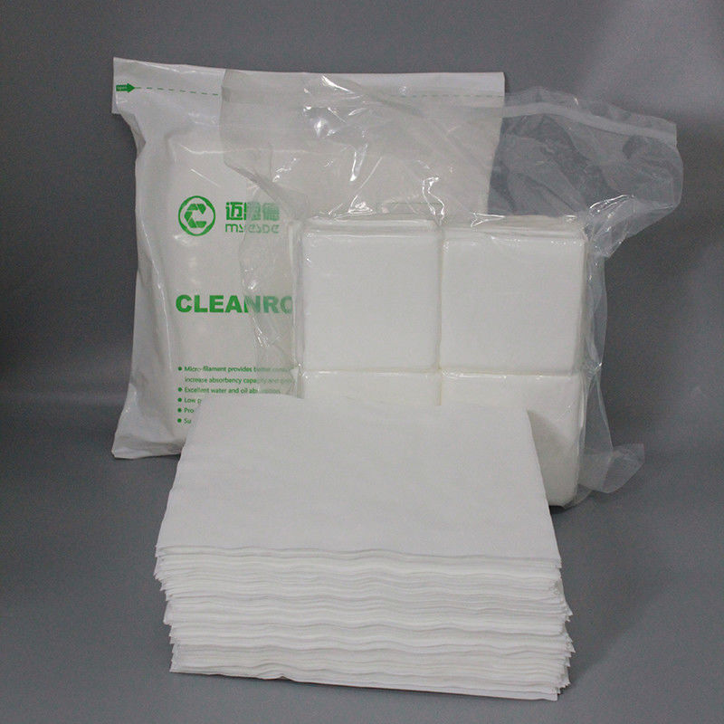 Thermal Cutting Cleanroom Microfiber Wipes Lint Free Microfiber Class 1000