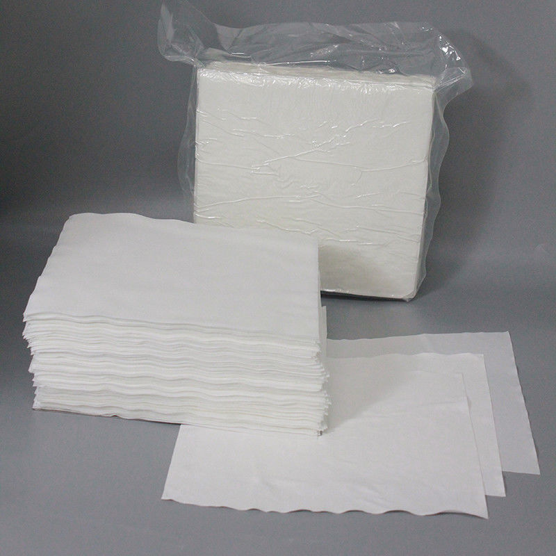 Non Sterile 6 Inch Cleanroom Microfiber Wipes Laser Cut Class 100 Dry Wipes For Cleaning