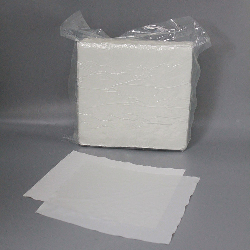 Laser Cut Microfiber Lint Free Cleanroom Wipes 4x4 Camera Lens Cleaning Wipes