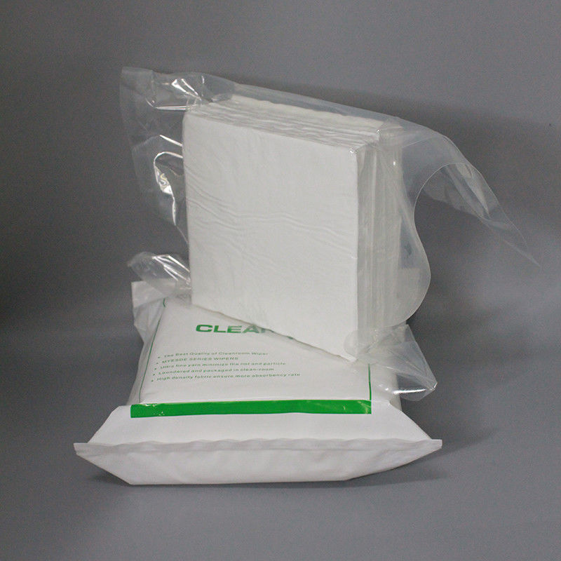 High Absorbent 4x4 Cleanroom Microfiber Wipes Laser Cut Class 100 Wipes