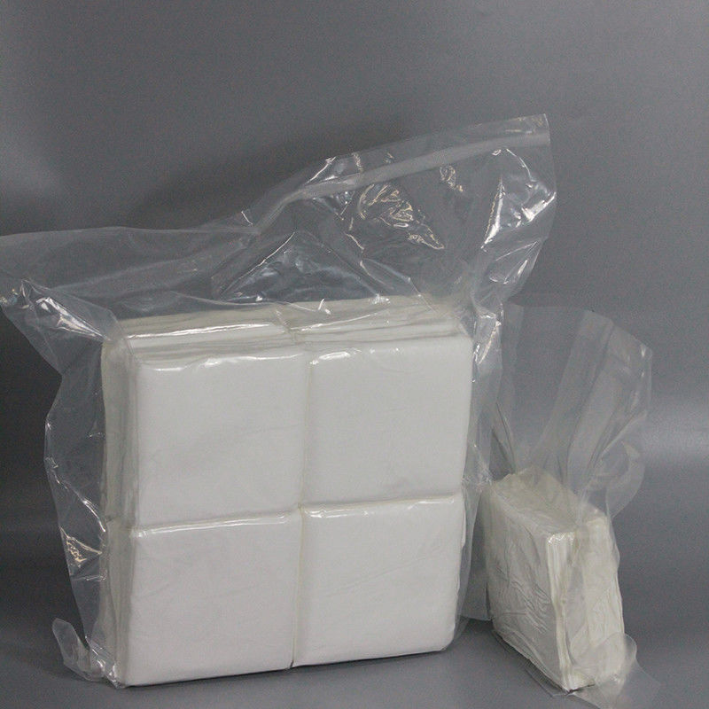 55% Cellulose 45% Polyester Presaturated Cleanroom Wipes 68g Fabric White Polyester Wiper 9x9
