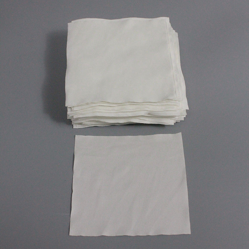 6 Inch Cleanroom Polyester Wiper Vacuum Packaging Absorbent Soft Cleaning Wipes