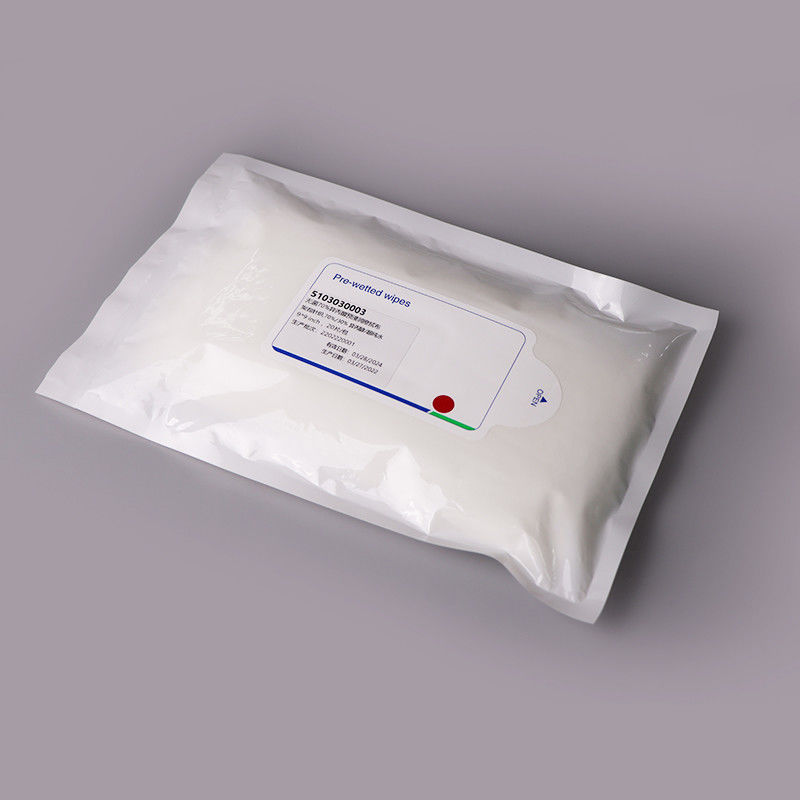 9 Inch 70% Cleanroom IPA Wipes Non Woven Sterile Cleansing Wipes For Industrial Use
