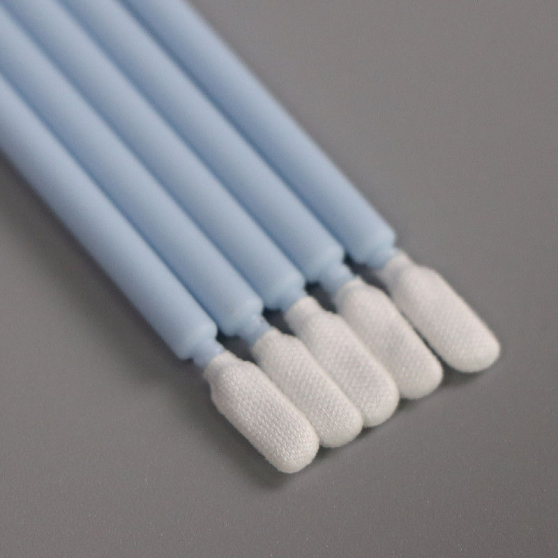 Small Microfiber Swab Lint Free Cleanroom Swabs For Electronics Cleaning
