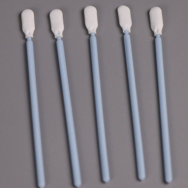 Long Handle Lint Free Microfiber Cleanroom Swabs For Electronics Cleaning