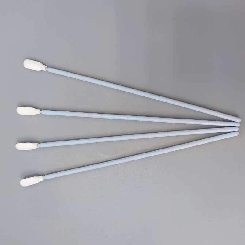 Long Handle Lint Free Microfiber Cleanroom Swabs For Electronics Cleaning