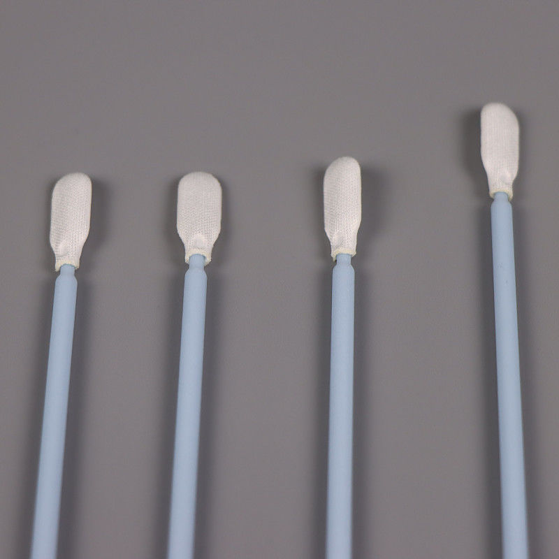 100pcs PP Handle Cleanroom Swab Semiconductor Cotton Buds Polyester Swab