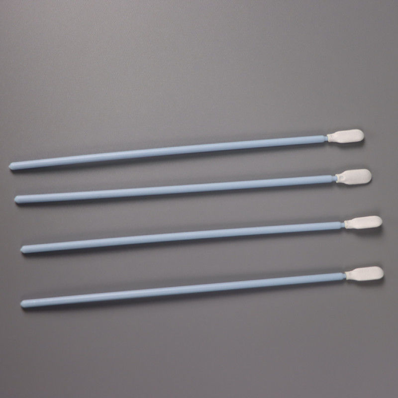 Long Handle Lint Free Microfiber Cleanroom Swabs For Electronics Cleaning