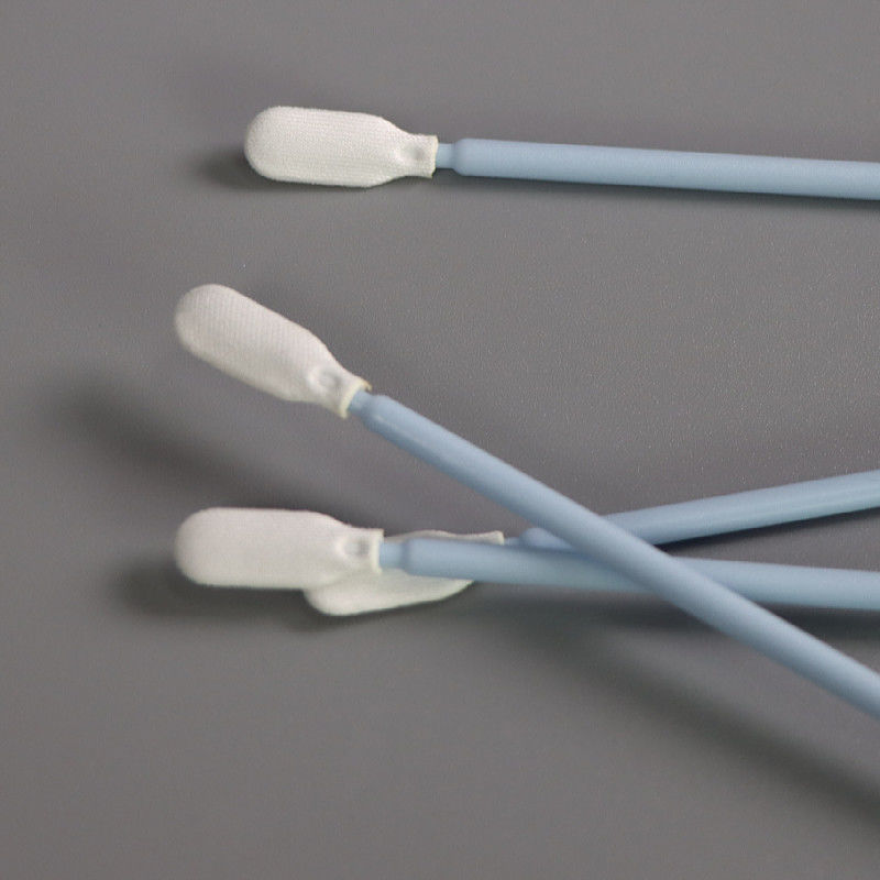 100pcs PP Handle Cleanroom Swab Semiconductor Cotton Buds Polyester Swab