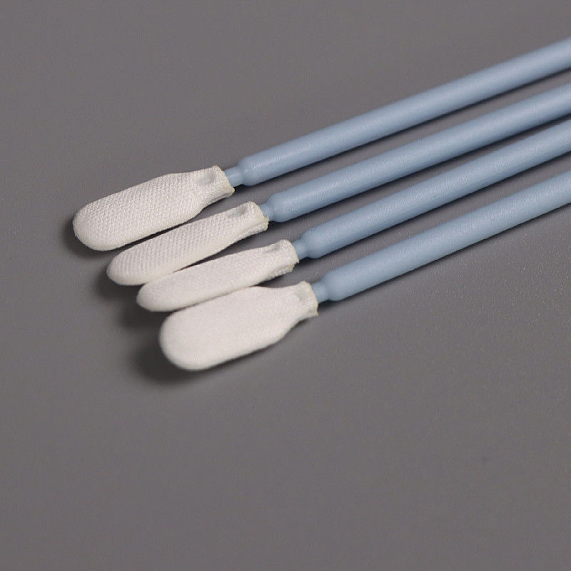 100pcs PP Handle Cleanroom Swab Semiconductor Cotton Buds Polyester Swab