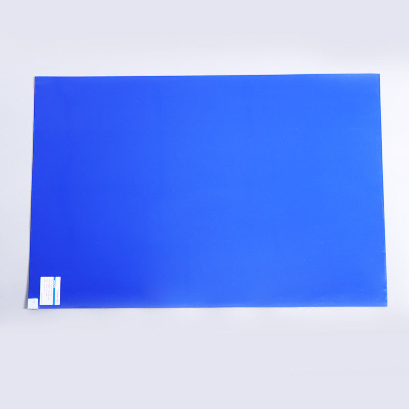 24" 36" Cleanroom Sticky Mat Blue 30 Layer Disposable Tacky For Lab