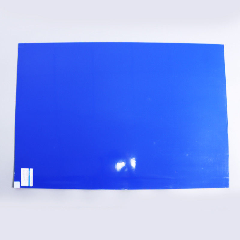 36"X45" Cleanroom Sticky Floor Mats Peelable Washable Dust Removal 30 Layers Blue PE Film