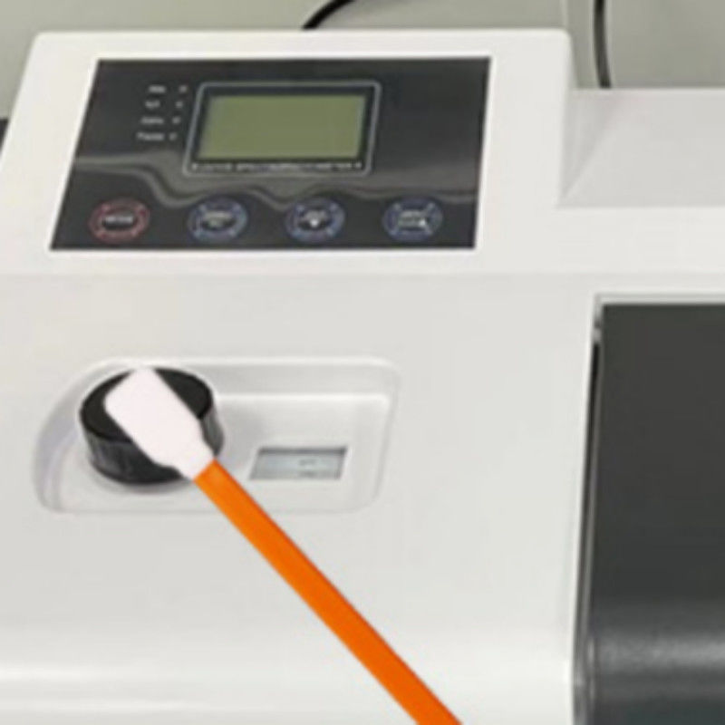 Double Layer Rectangle Head Laser Sealed Printer Head Cleaning Class 100 Knitted Polyester Tip Cleanroom  Swabs