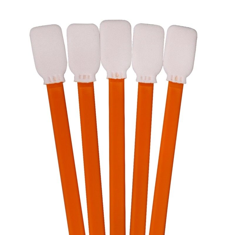 Double Layer Rectangle Head Laser Sealed Printer Head Cleaning Class 100 Knitted Polyester Tip Cleanroom  Swabs