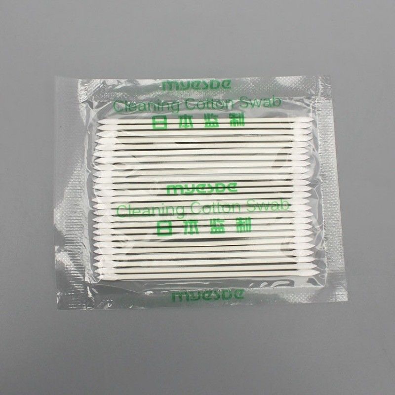 Double Tip Industrial Lint Free Clean Lens Cotton Swab Cleanroom Swab