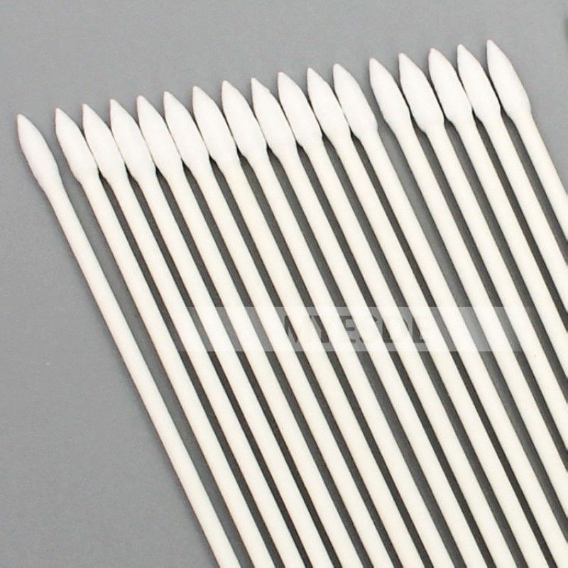 Double Pointed Tip Cleanroom Swab Dust Free Sharp Point Long Cotton Buds