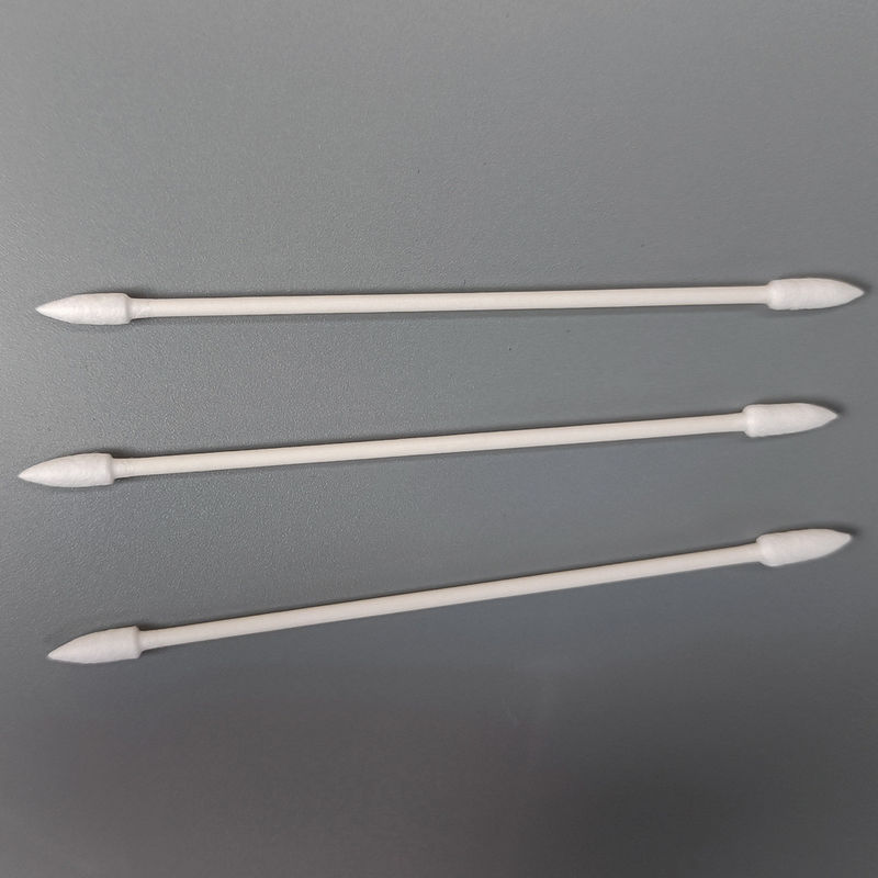 Customization Electronic Lint Free Buds Paper Handle Cleanroom Pointed Cotton Long Cleaning Swab