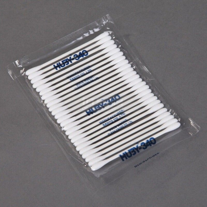 Q Tips Cleanroom Cotton Swab Lint Free Industrial Sterile Paper Stick Cotton Swab
