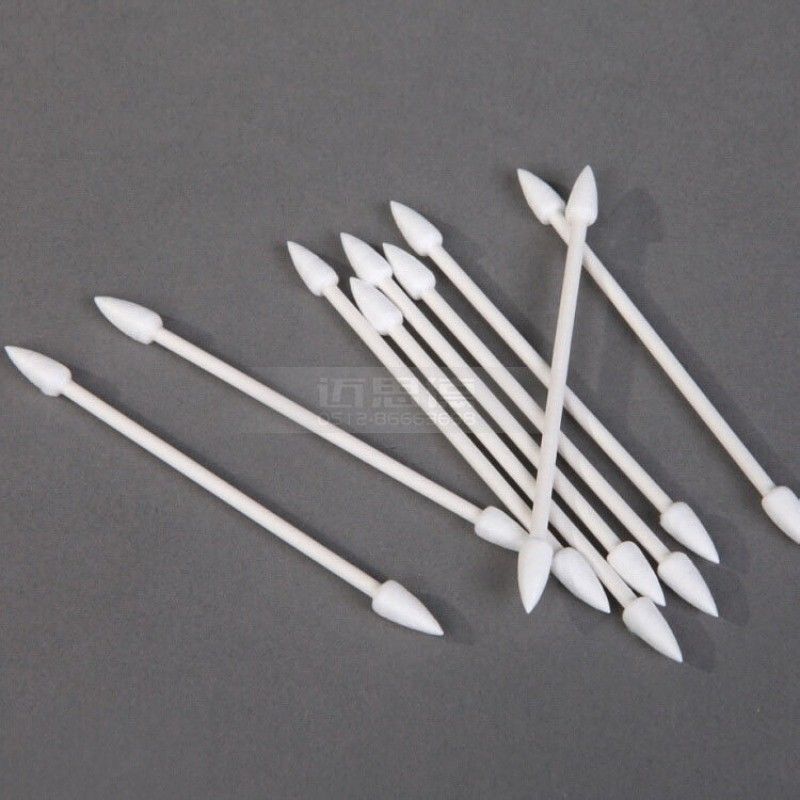 75mm Industrial Cleanroom Swab Lint Free Paper Stick Pointed Cotton Swabs